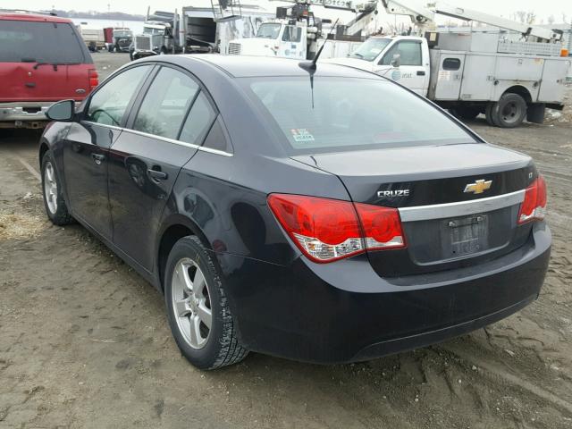 1G1PC5SB5E7289935 - 2014 CHEVROLET CRUZE LT BLACK photo 3