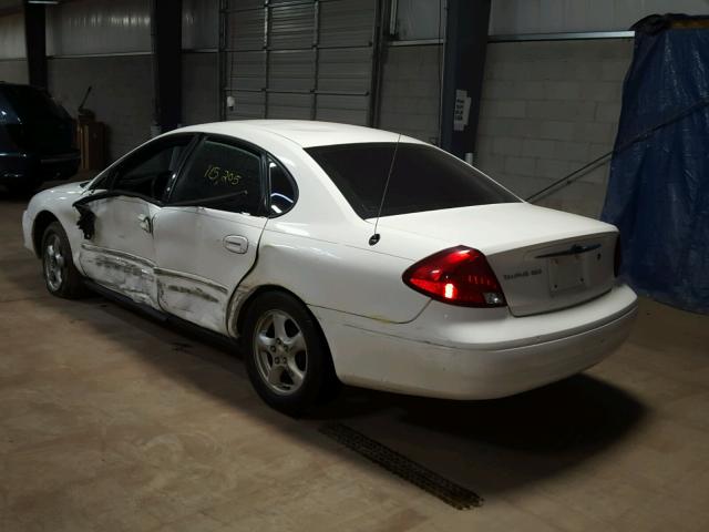 1FAFP55U22A194192 - 2002 FORD TAURUS SES WHITE photo 3