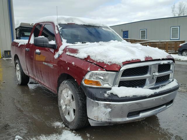 1C6RD7FP2CS232642 - 2012 DODGE RAM 1500 S BURGUNDY photo 1