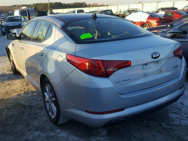 5XXGN4A71DG184551 - 2013 KIA OPTIMA EX SILVER photo 3