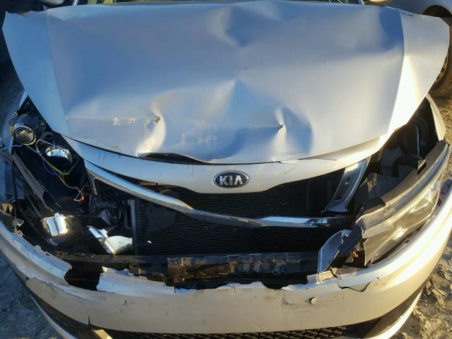 5XXGN4A71DG184551 - 2013 KIA OPTIMA EX SILVER photo 7