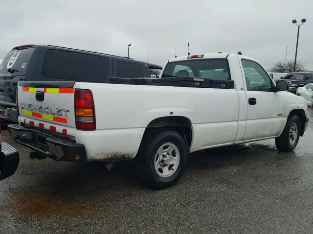 1GCEC14V11E273414 - 2001 CHEVROLET SILVERADO WHITE photo 4