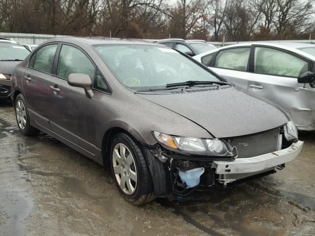 1HGFA16599L015657 - 2009 HONDA CIVIC LX TAN photo 1