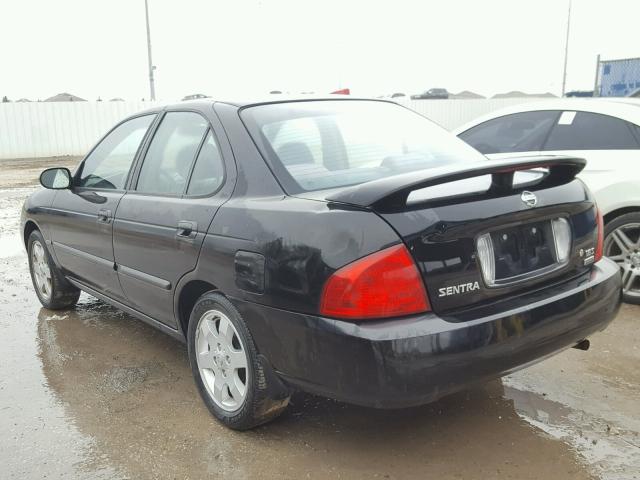 3N1CB51D46L557157 - 2006 NISSAN SENTRA 1.8 BLACK photo 3