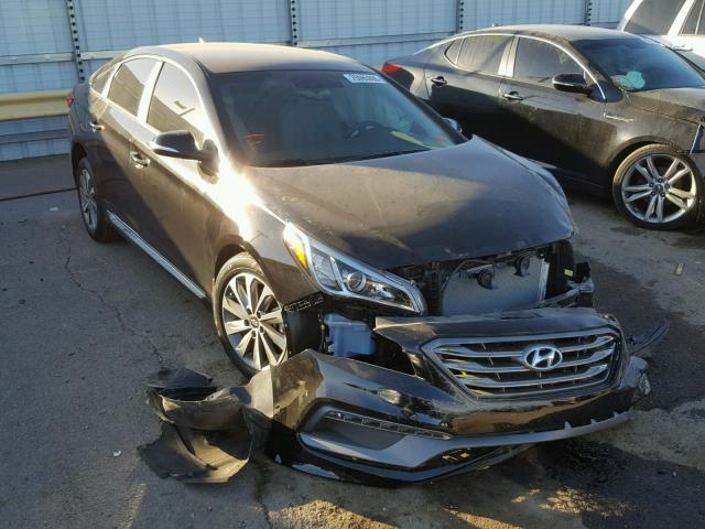 5NPE34AF8HH495568 - 2017 HYUNDAI SONATA SPO BLACK photo 1