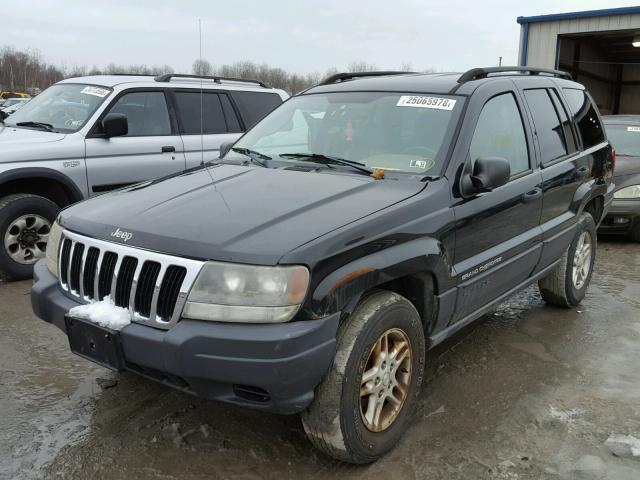 1J4GW48S43C563737 - 2003 JEEP GRAND CHER BLACK photo 2