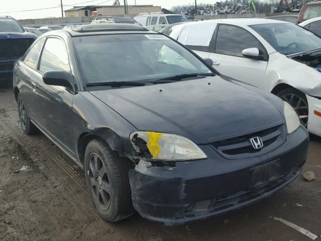 1HGEM22903L039483 - 2003 HONDA CIVIC EX BLACK photo 1