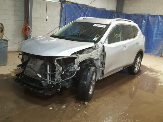 5N1AT2MV6EC759069 - 2014 NISSAN ROGUE S SILVER photo 2