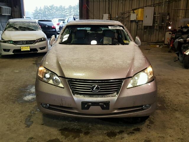 JTHBJ46G772123213 - 2007 LEXUS ES 350 SILVER photo 9