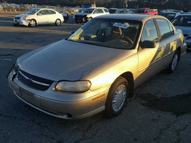 1G1ND52J43M633765 - 2003 CHEVROLET MALIBU TAN photo 2