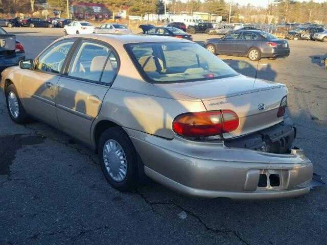 1G1ND52J43M633765 - 2003 CHEVROLET MALIBU TAN photo 3