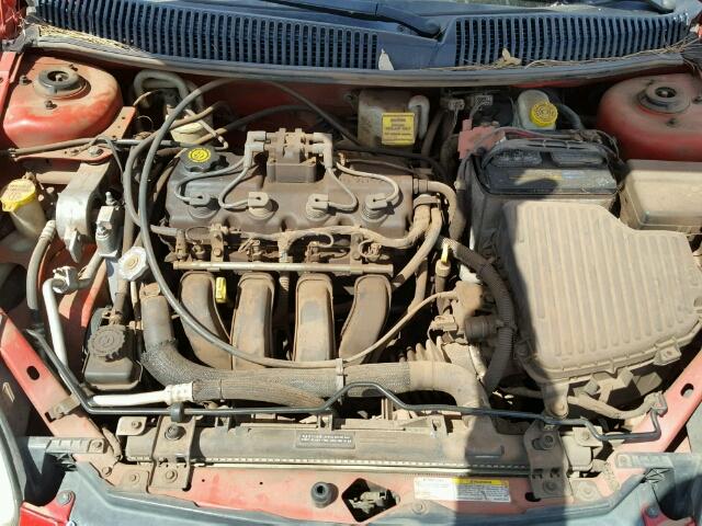 1B3ES26C84D551774 - 2004 DODGE NEON/SE RED photo 7