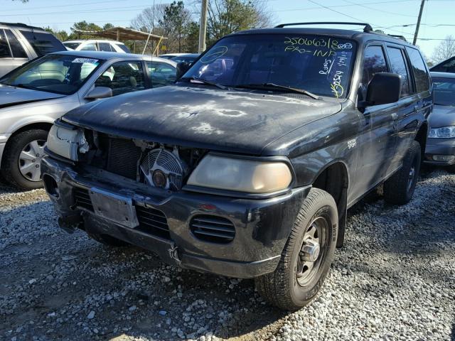 JA4LS21H71P000524 - 2001 MITSUBISHI MONTERO SP BLACK photo 2