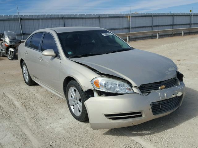 2G1WA5EK9A1200369 - 2010 CHEVROLET IMPALA LS BEIGE photo 1