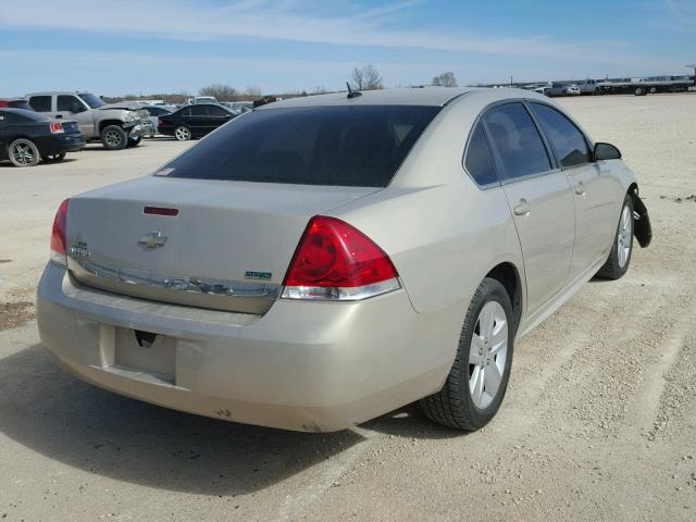 2G1WA5EK9A1200369 - 2010 CHEVROLET IMPALA LS BEIGE photo 4