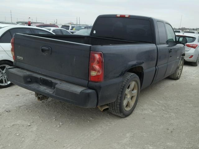 2GCEK19N331380948 - 2003 CHEVROLET SILVERADO BLACK photo 4