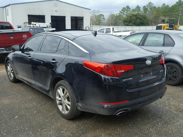 5XXGN4A75DG105527 - 2013 KIA OPTIMA EX BLACK photo 3