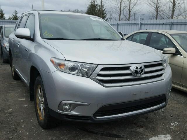 5TDDK3EH2CS108701 - 2012 TOYOTA HIGHLANDER SILVER photo 1