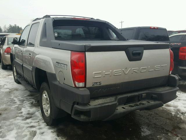 3GNEK12T34G148939 - 2004 CHEVROLET AVALANCHE WHITE photo 3