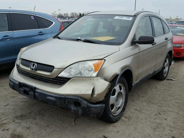 JHLRE38317C020567 - 2007 HONDA CR-V LX TAN photo 2