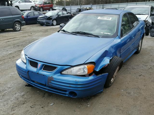 1G2NF52E9YC515202 - 2000 PONTIAC GRAND AM S BLUE photo 2