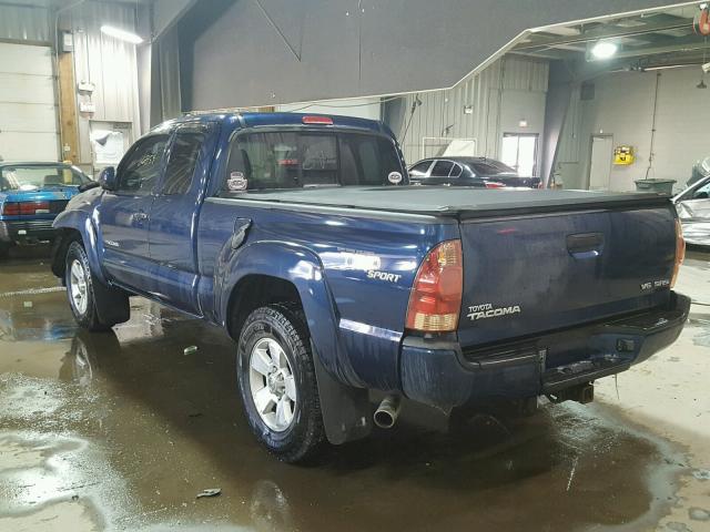 5TEUU42N88Z590546 - 2008 TOYOTA TACOMA ACC BLUE photo 3