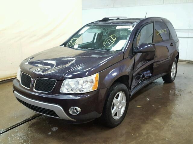 2CKDL63F276011507 - 2007 PONTIAC TORRENT PURPLE photo 2