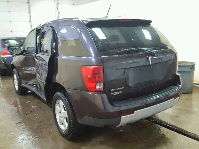 2CKDL63F276011507 - 2007 PONTIAC TORRENT PURPLE photo 3