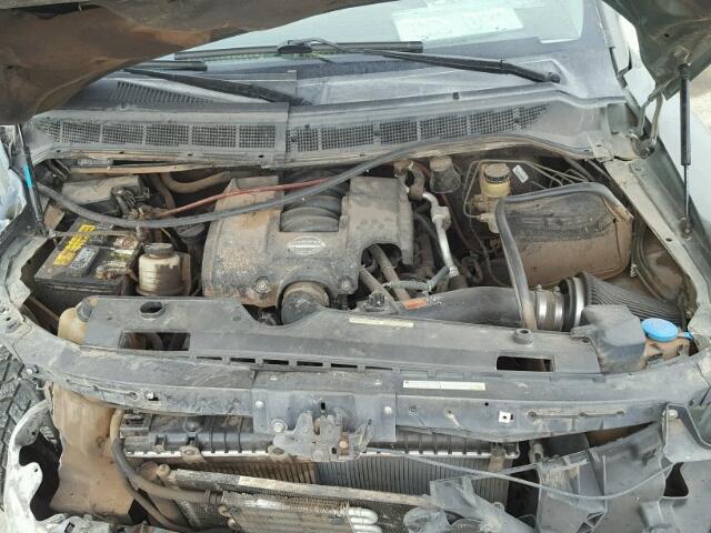 1N6AA07A24N584469 - 2004 NISSAN TITAN XE GREEN photo 7