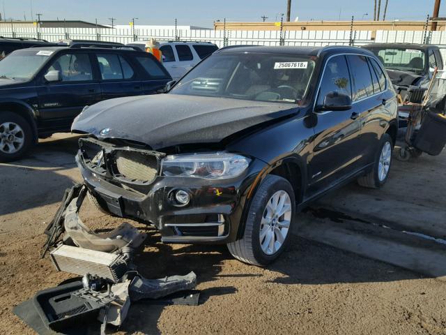 5UXKR0C52F0P18226 - 2015 BMW X5 XDRIVE3 BLACK photo 2