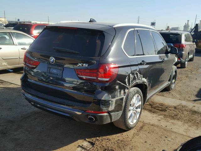 5UXKR0C52F0P18226 - 2015 BMW X5 XDRIVE3 BLACK photo 4