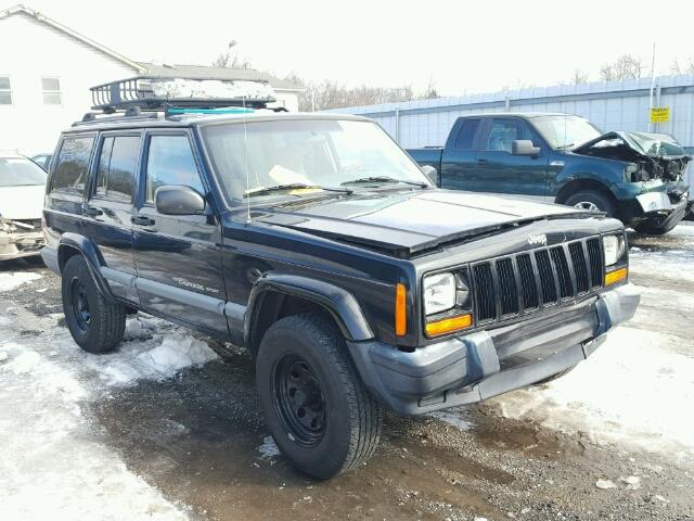 1J4FF48S71L504481 - 2001 JEEP CHEROKEE S BLACK photo 1