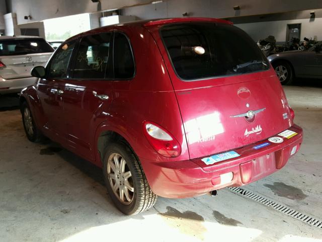 3A8FY68B67T613466 - 2007 CHRYSLER PT CRUISER RED photo 3