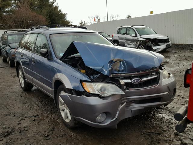 4S4BP61C287312173 - 2008 SUBARU OUTBACK 2. BLUE photo 1