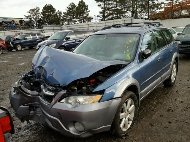 4S4BP61C287312173 - 2008 SUBARU OUTBACK 2. BLUE photo 2