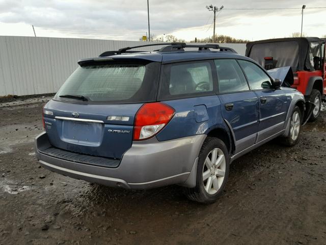 4S4BP61C287312173 - 2008 SUBARU OUTBACK 2. BLUE photo 4