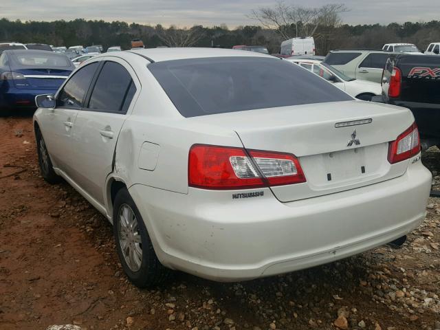 4A3AB36F49E009695 - 2009 MITSUBISHI GALANT ES WHITE photo 3