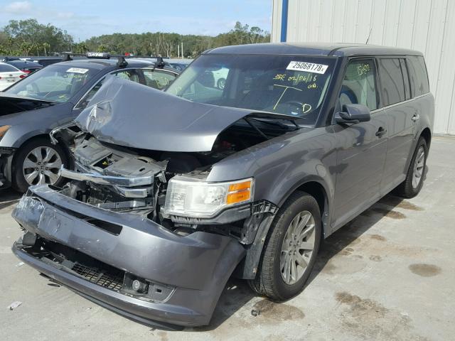 2FMDK52C89BA32458 - 2009 FORD FLEX SEL ნაცრისფერი ფოტო 2