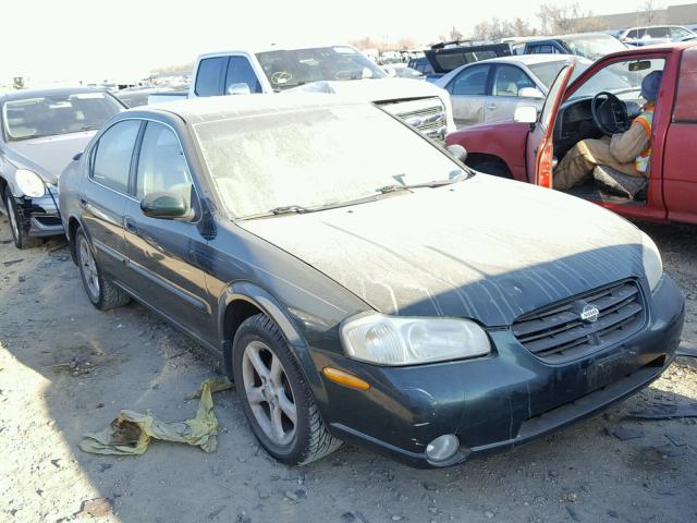 JN1CA31D3YT705627 - 2000 NISSAN MAXIMA GLE GREEN photo 1