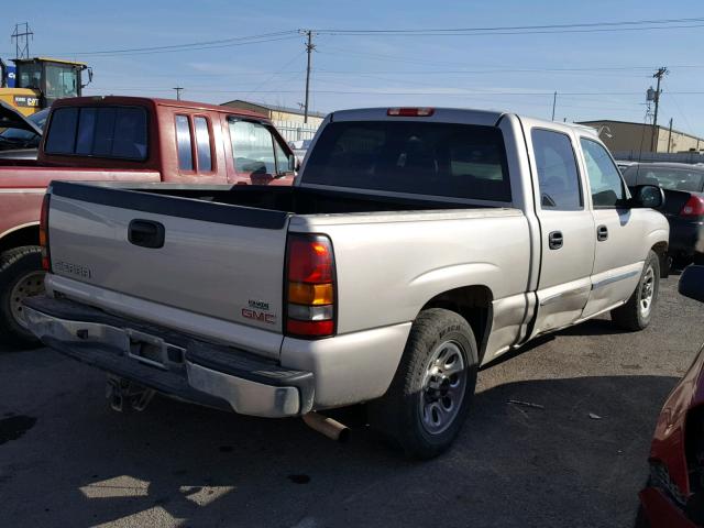 2GTEC13T951160365 - 2005 GMC NEW SIERRA SILVER photo 4