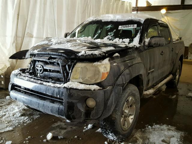 5TELU42N35Z032966 - 2005 TOYOTA TACOMA DOU BLACK photo 2