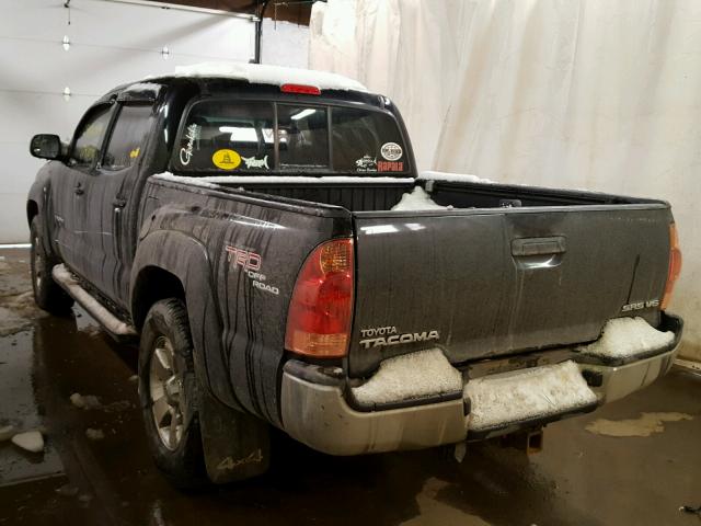 5TELU42N35Z032966 - 2005 TOYOTA TACOMA DOU BLACK photo 3