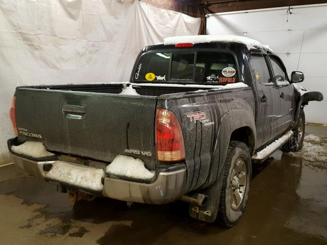 5TELU42N35Z032966 - 2005 TOYOTA TACOMA DOU BLACK photo 4