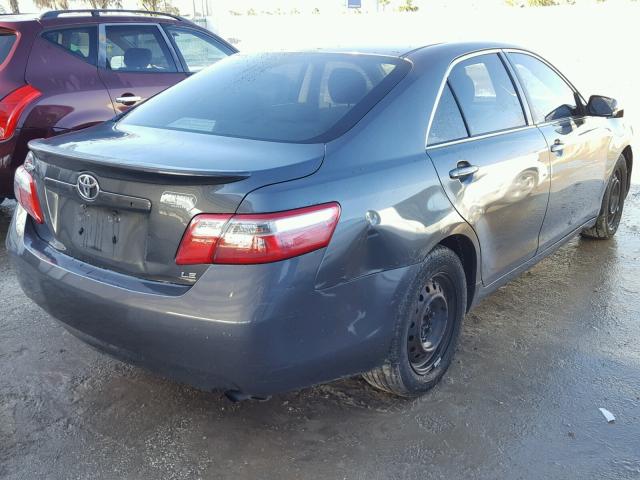 4T1BE46K57U035870 - 2007 TOYOTA CAMRY NEW GRAY photo 4