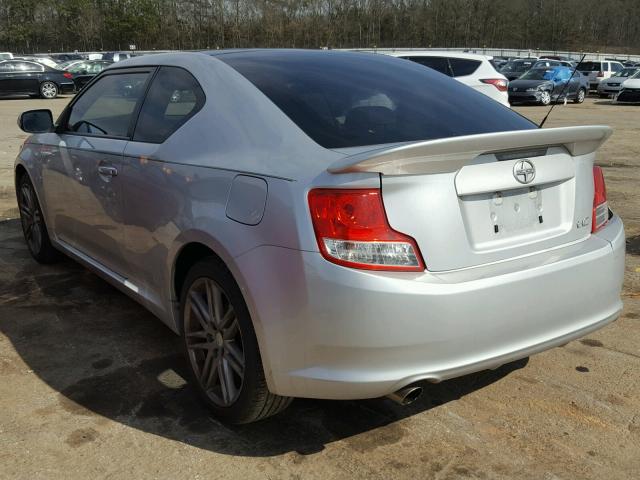 JTKJF5C72D3046824 - 2013 TOYOTA SCION TC 银色 照片 3