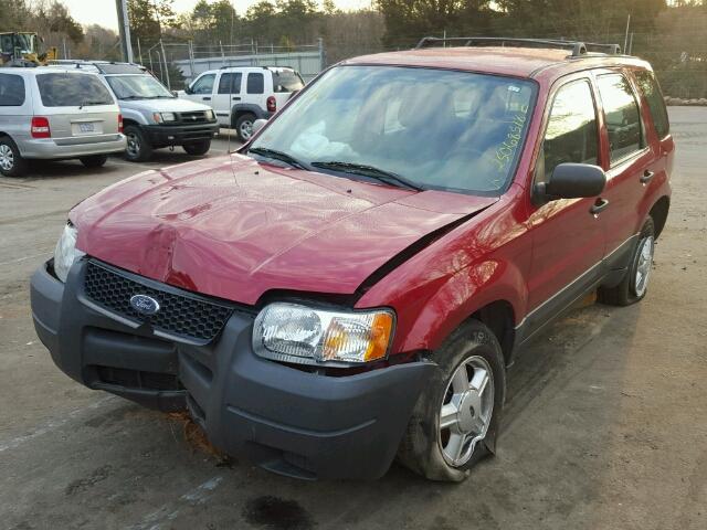 1FMYU02194KB19524 - 2004 FORD ESCAPE XLS RED photo 2