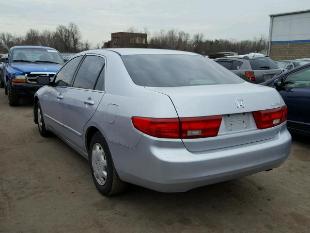 1HGCM56495A124490 - 2005 HONDA ACCORD LX GRAY photo 3