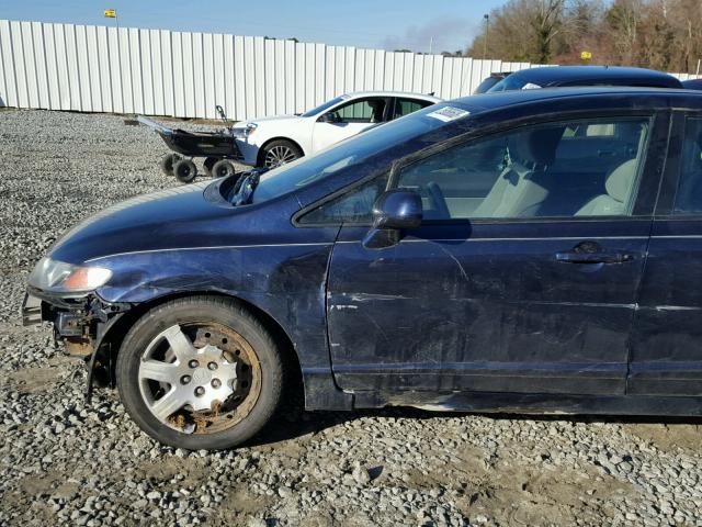 2HGFA1F59BH524487 - 2011 HONDA CIVIC LX BLUE photo 9