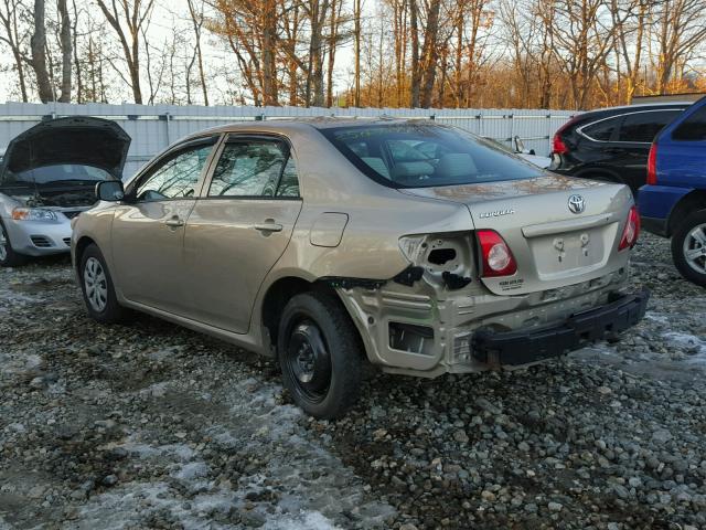 1NXBU4EE8AZ315854 - 2010 TOYOTA COROLLA BA GOLD photo 3