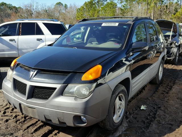 3G7DA03E01S520536 - 2001 PONTIAC AZTEK BLACK photo 2